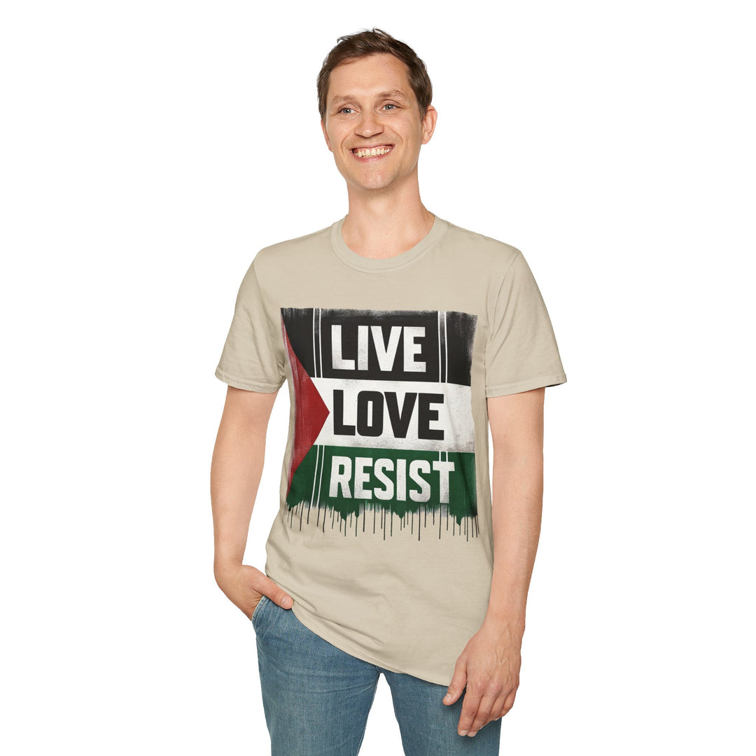 Live Love Resist For Palestine Tshirt