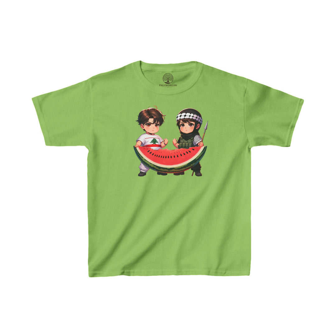 Lebanon and Palestine Kids Tee