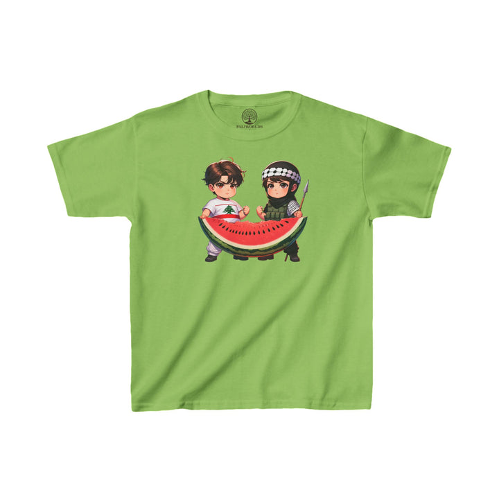 Lebanon and Palestine Kids Tee