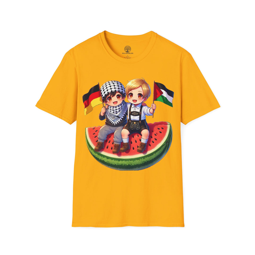 Germany and Palestine Unisex Tshirt