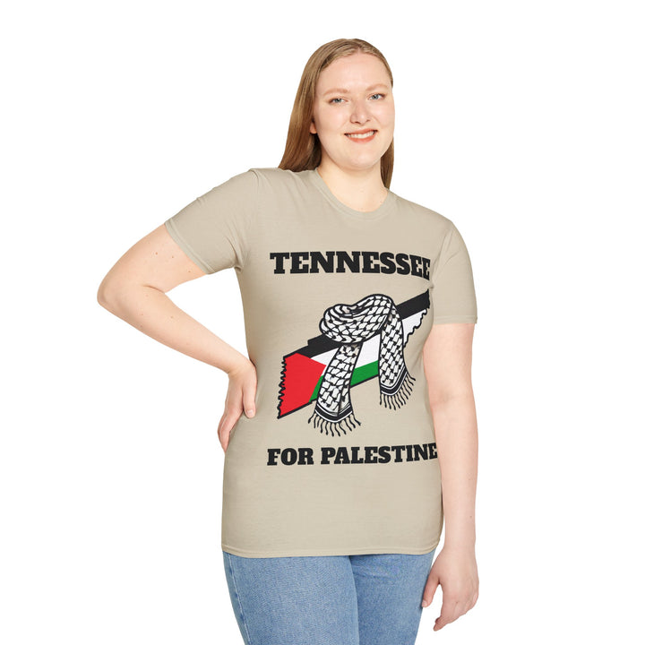 Camiseta de algodón unisex Tennessee For Palestine