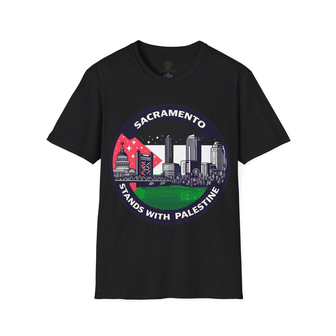 Sacramento Stands with Palestine Tshirt