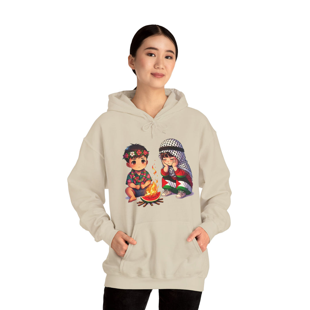 Hawaii and Palestine Unisex Hoodie