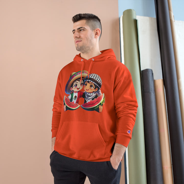 Mexico and Palestine Champion Hoodie