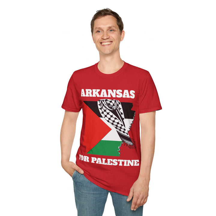 ARKANSAS For Palestine  Unisex Cotton Tshirt