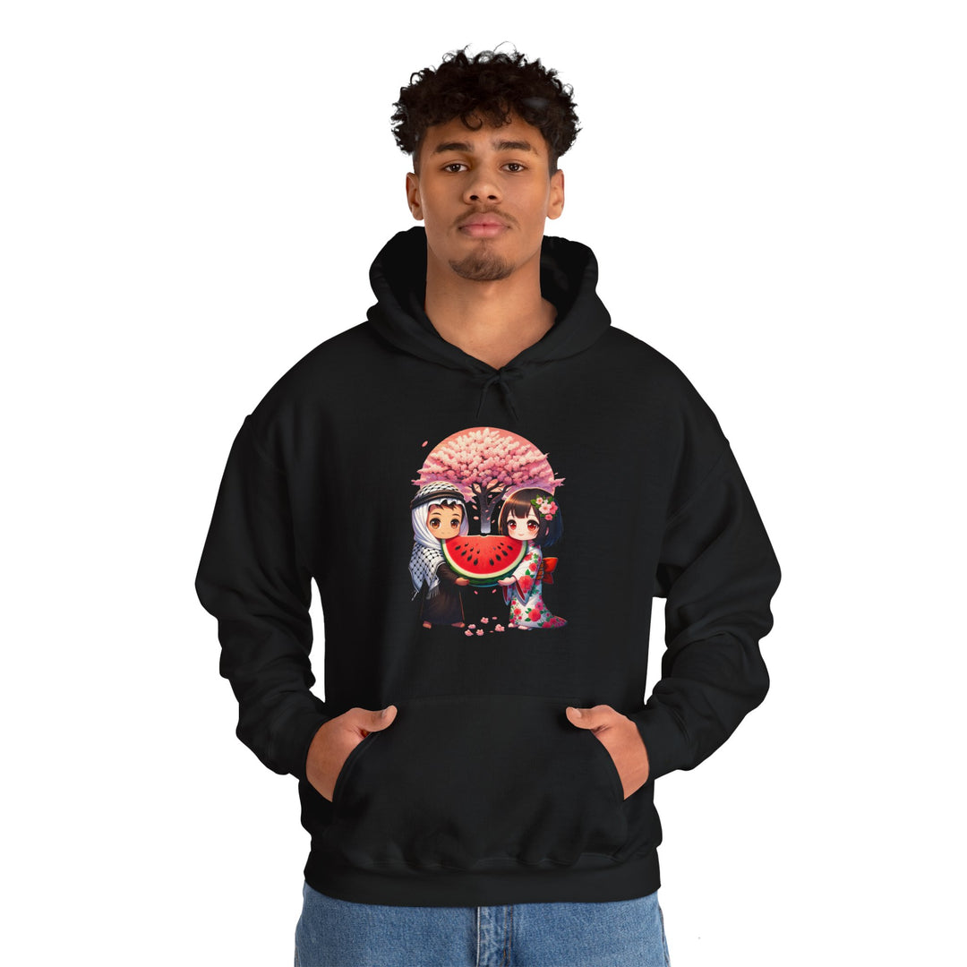 Japan and Palestine Unisex Hoodie