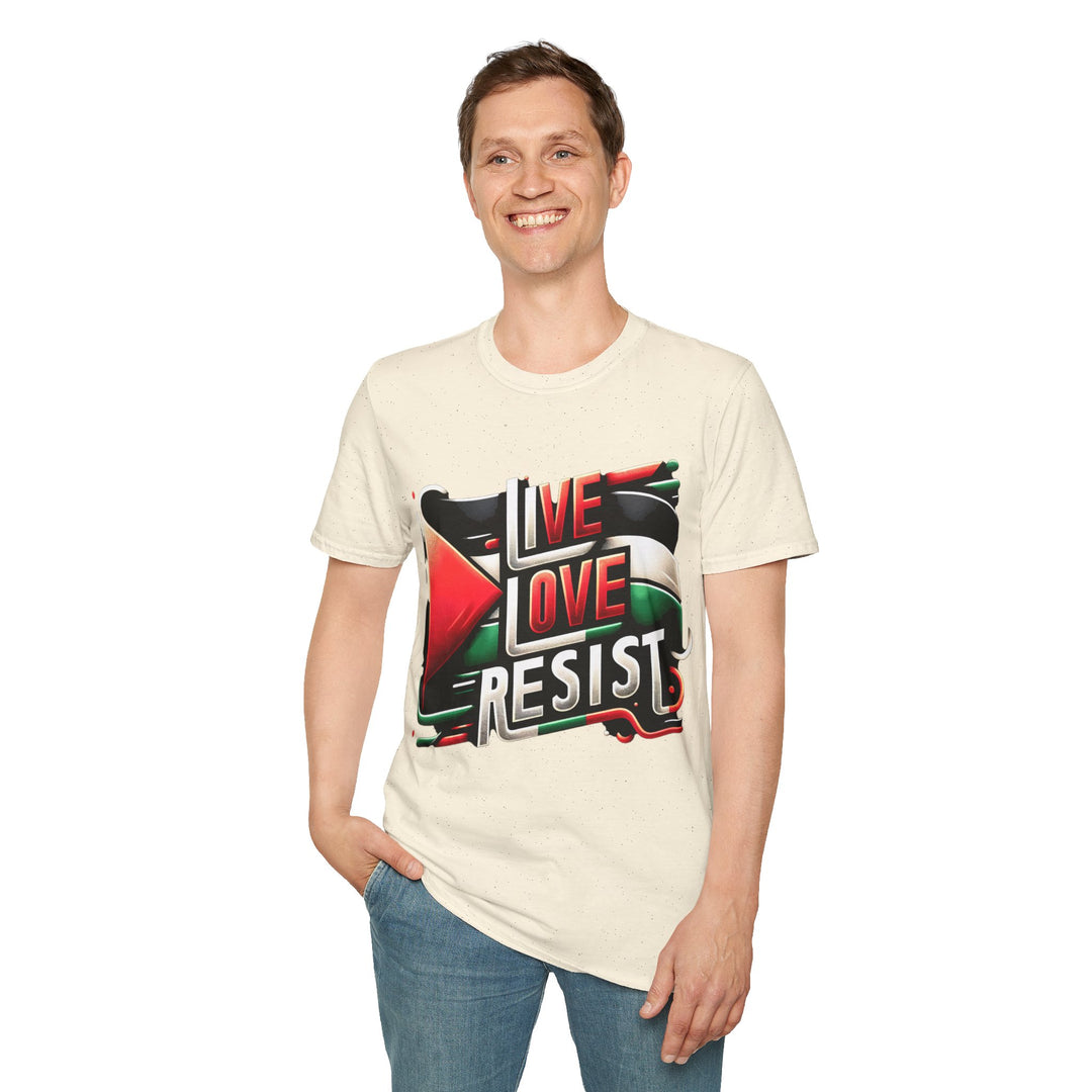 Live Love Resist II unisex Tshirt