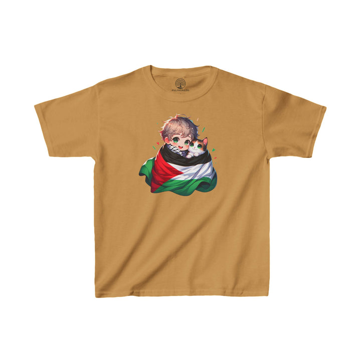 A Palestinian Cat Kids Tee