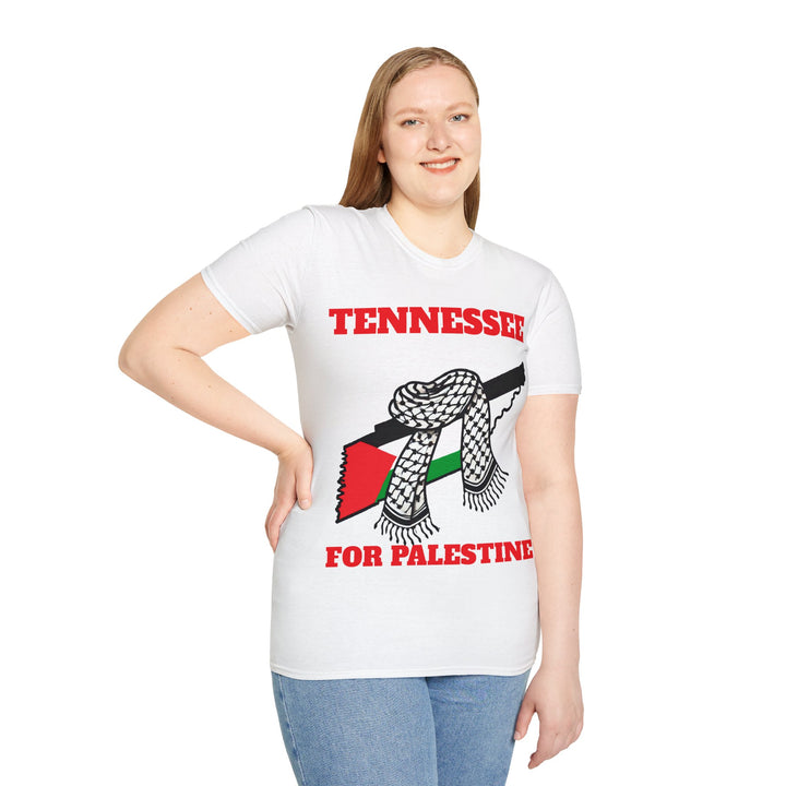 Camiseta de algodón unisex Tennessee For Palestine