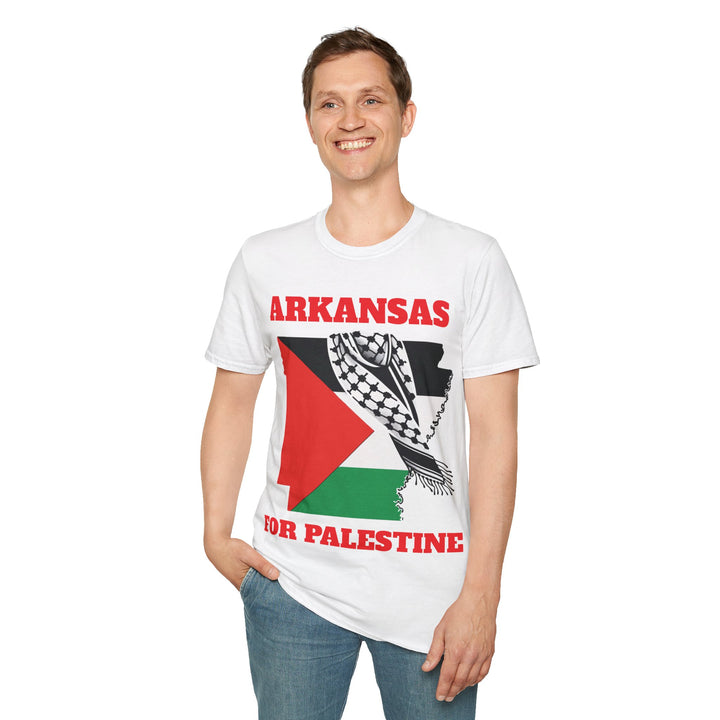 ARKANSAS For Palestine  Unisex Cotton Tshirt