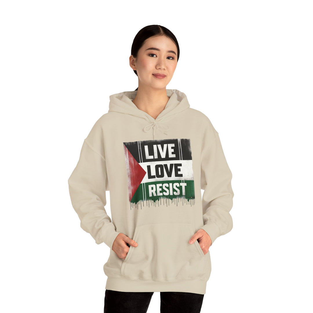 Live Love Resist for Palestine Unisex Hoodie