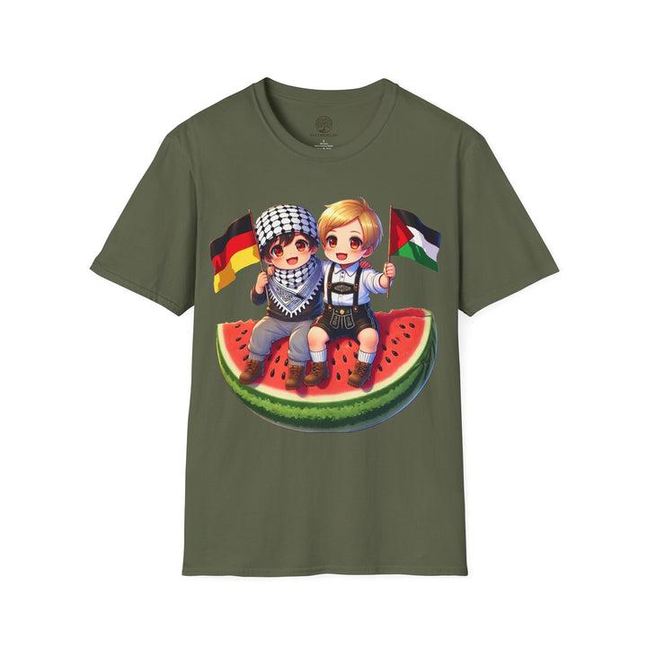 Germany and Palestine Unisex Tshirt