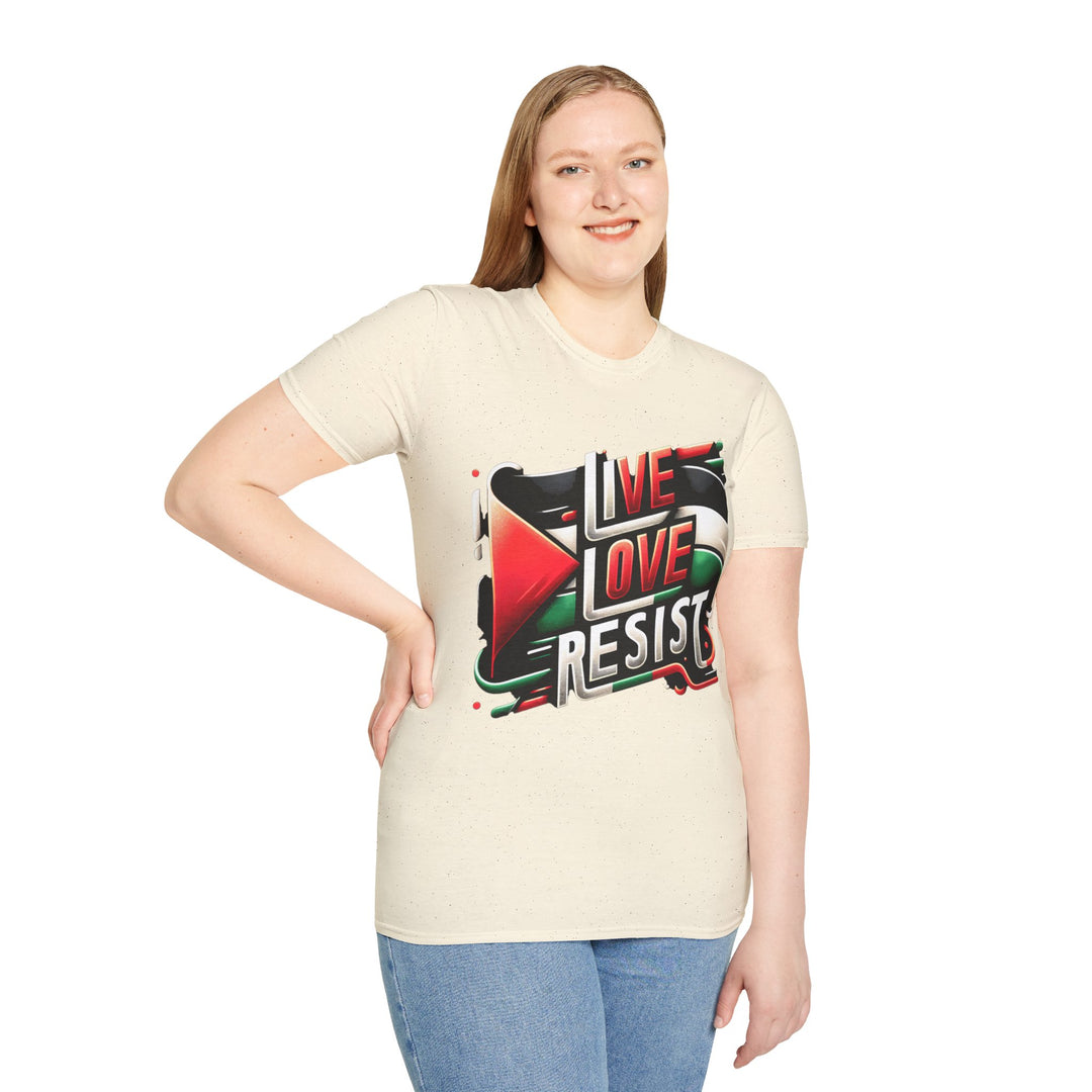 Live Love Resist II unisex Tshirt