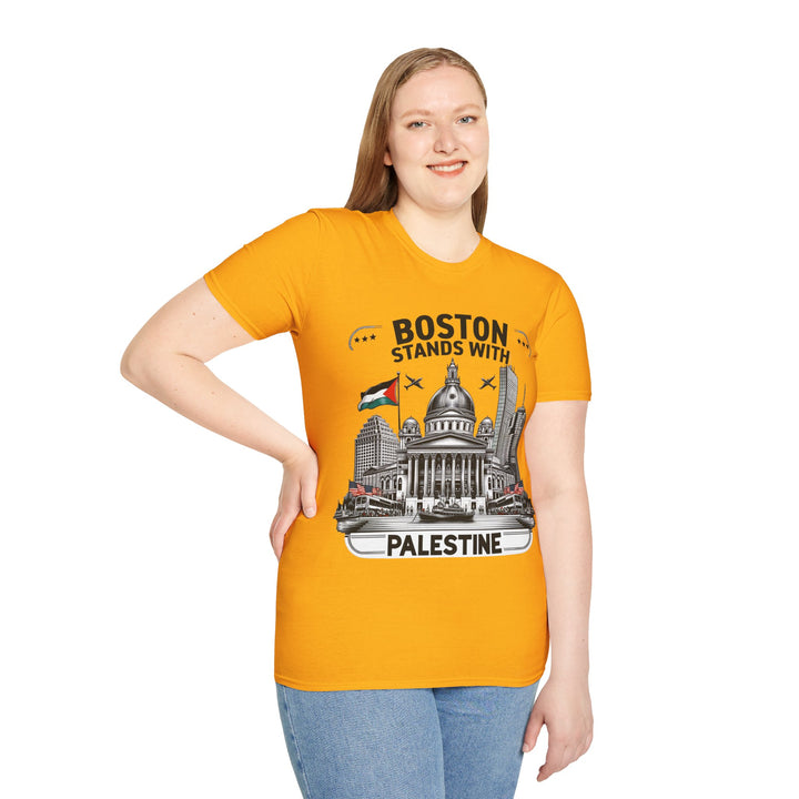 Boston Stands with Palestine Tshirt