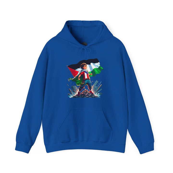 Puerto Rico and Palestine Unisex Hoodie