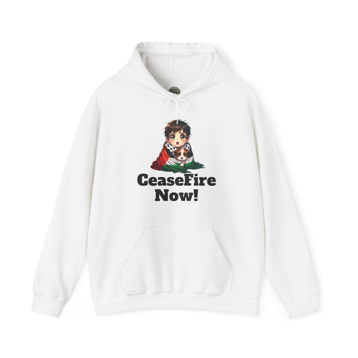 CeaseFire Now! Unisex Hoodie Sweatshirt