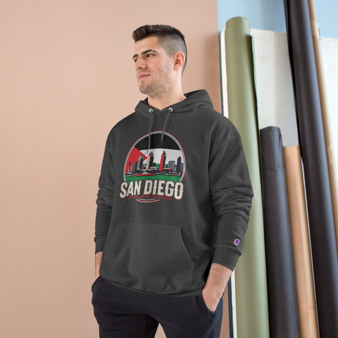 San Diego Stands With PalestineChampion Hoodie