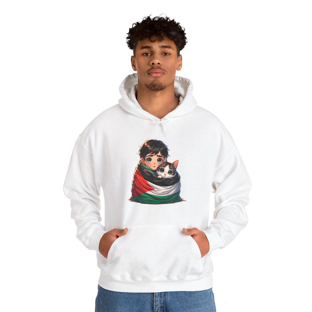 Cat and Palestine IV Unisex Hoodie