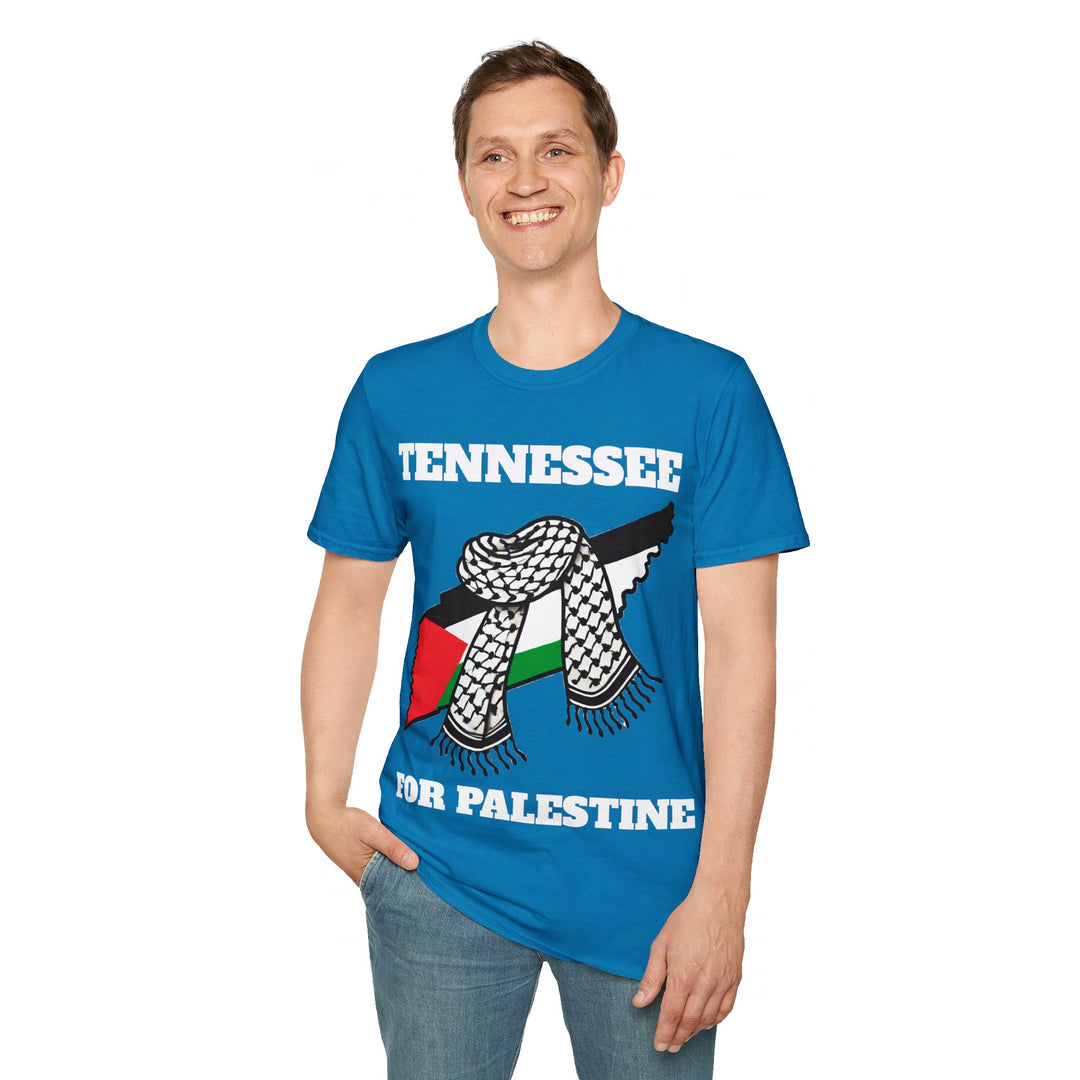 Camiseta de algodón unisex Tennessee For Palestine