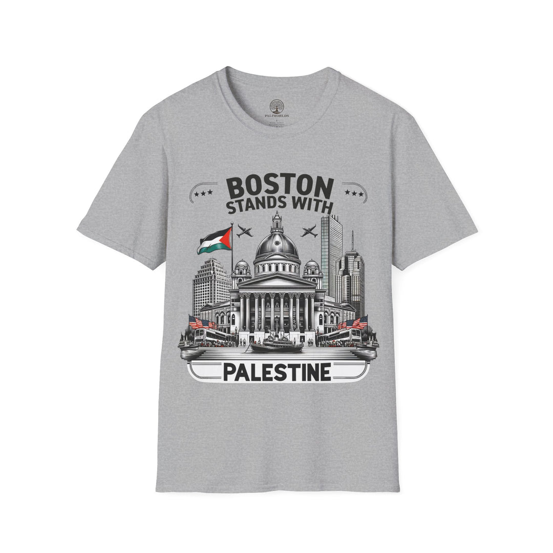 Boston Stands with Palestine Tshirt