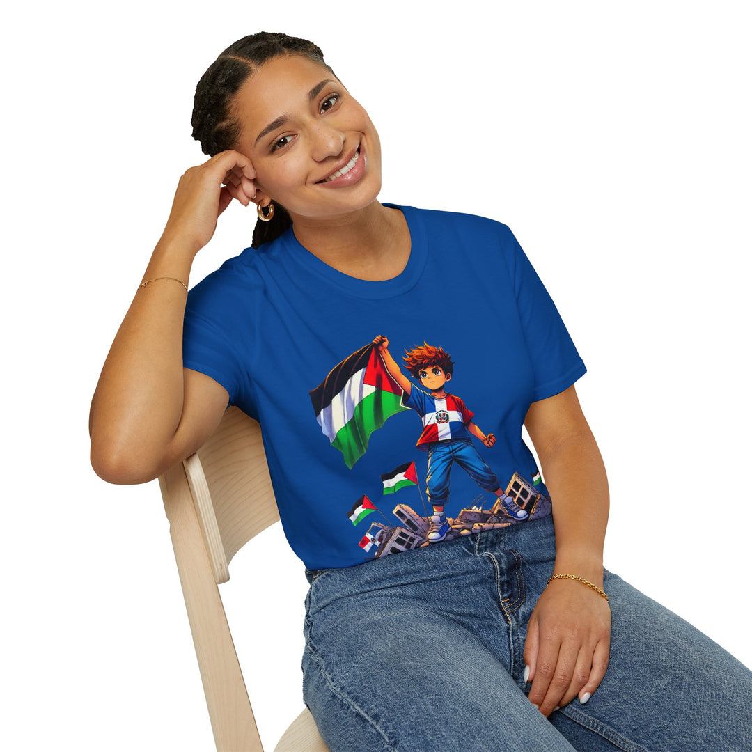 Dominican Republic and Palestine Unisex Tshirt