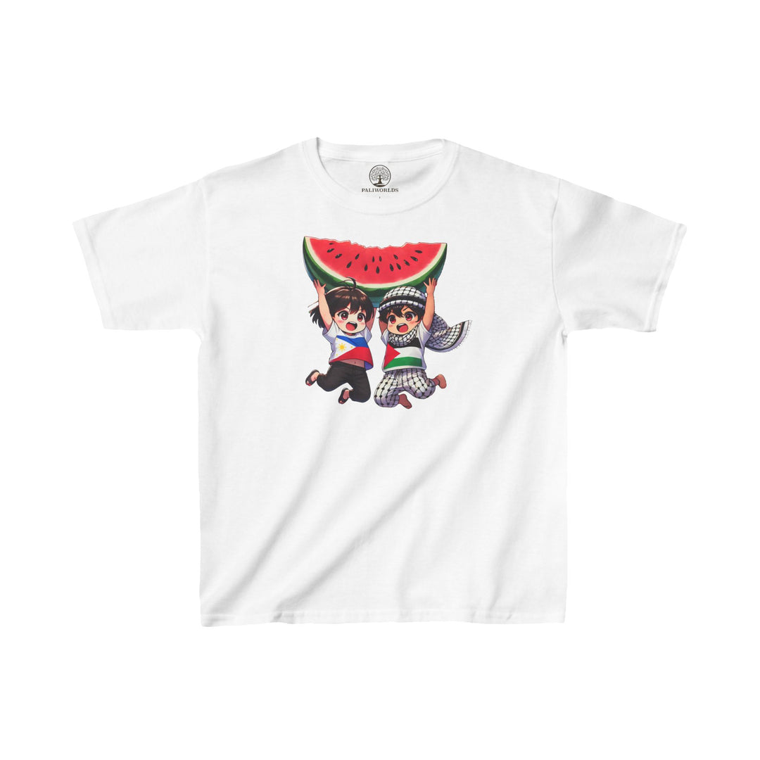 Philippines and Palestine Kids Tee