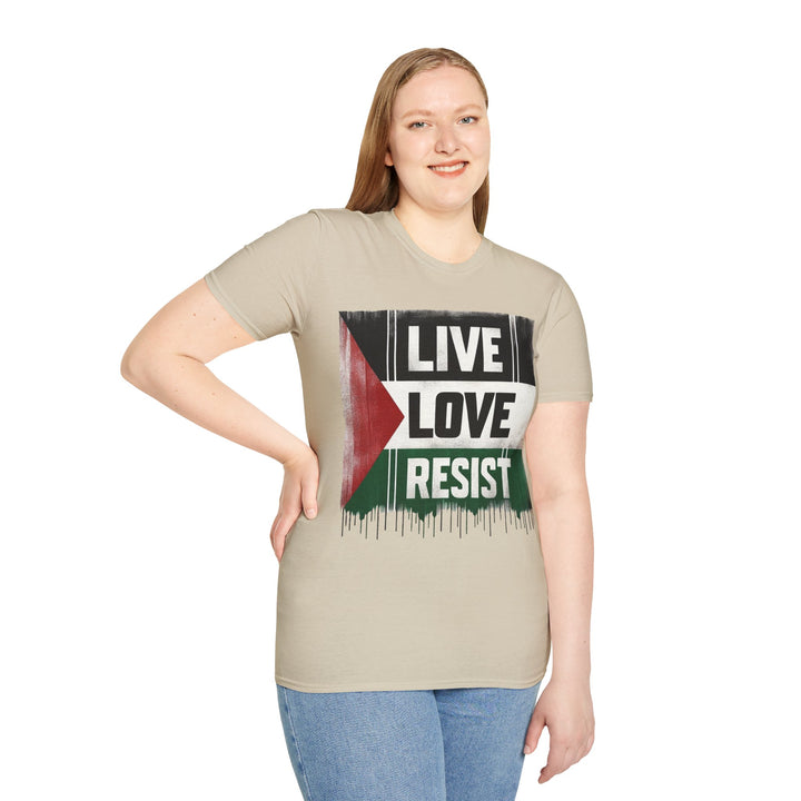 Live Love Resist For Palestine Tshirt