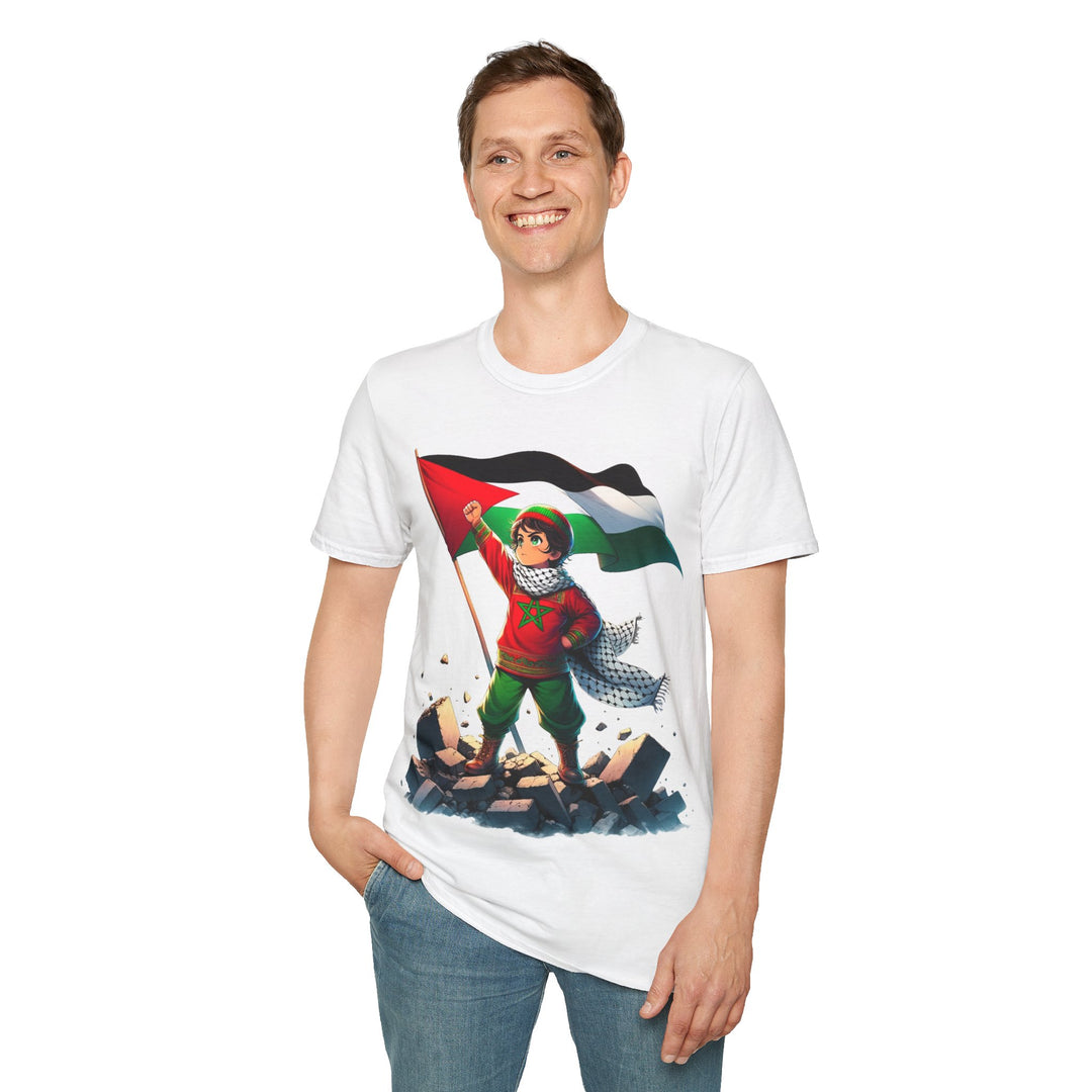 Morocco and Palestine Tshirt