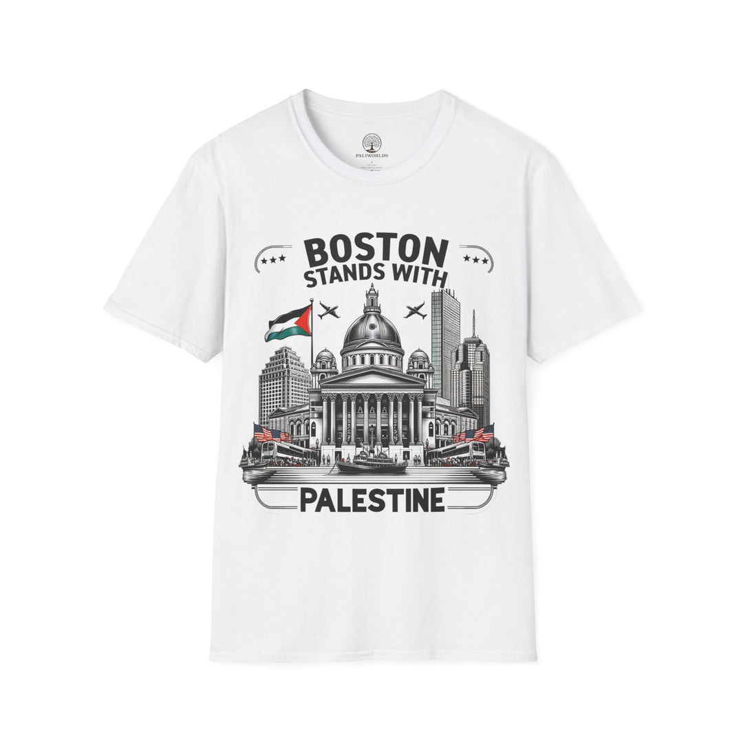 Boston Stands with Palestine Tshirt