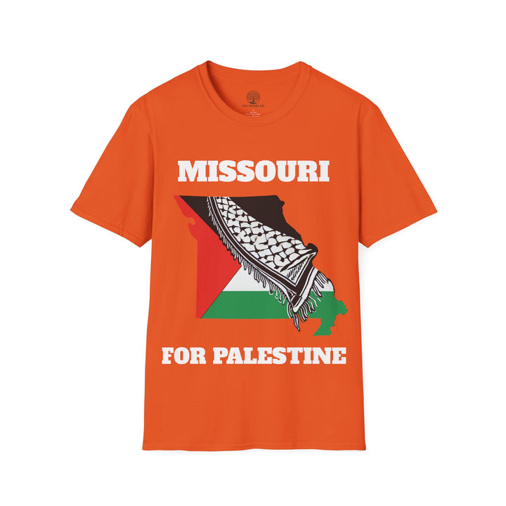 MISSOURI For Palestine  Unisex Cotton Tshirt