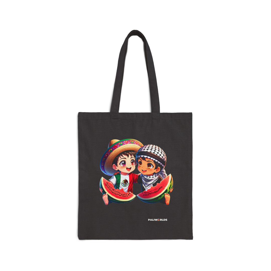 Mexico and Palestine Cotton Tote Bag