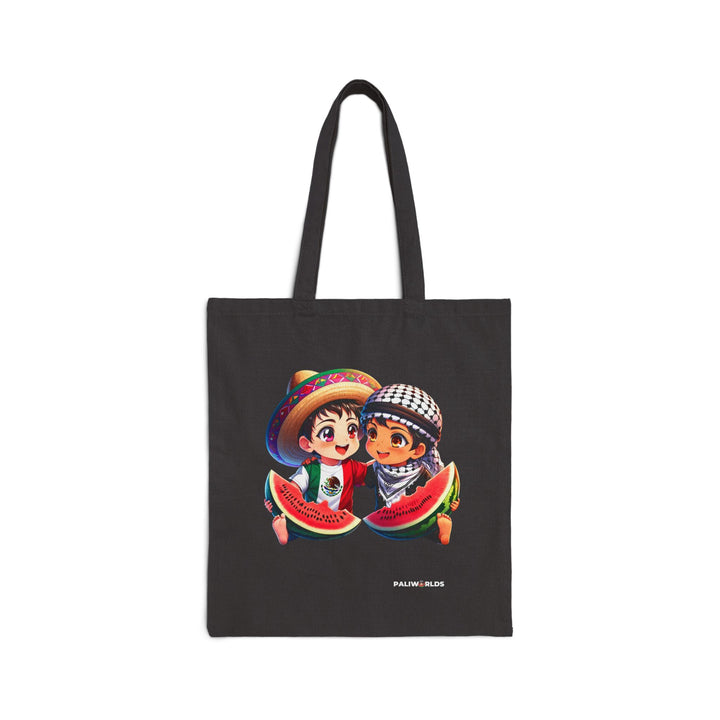 Mexico and Palestine Cotton Tote Bag