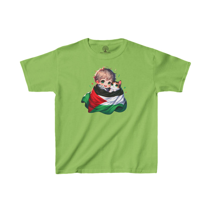 A Palestinian Cat Kids Tee