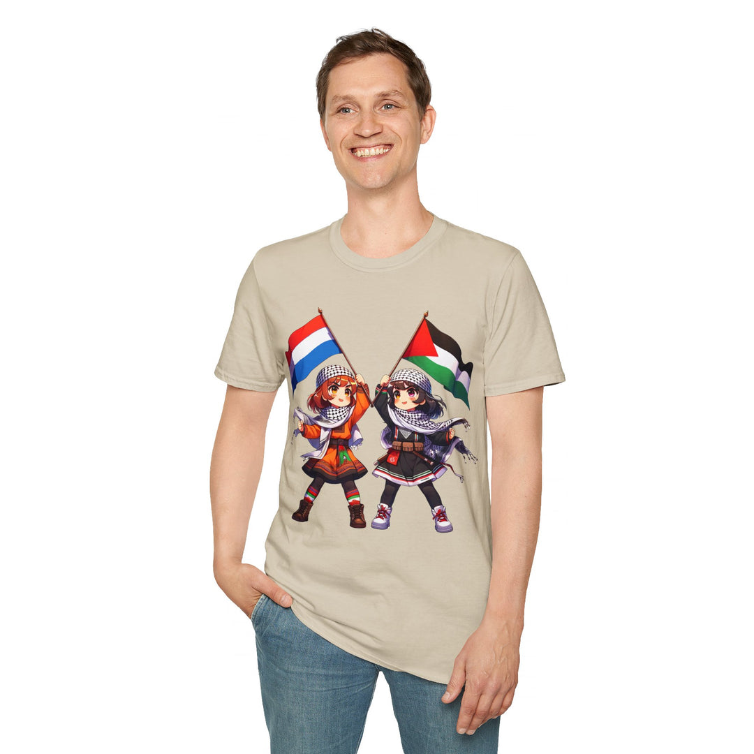 Netherlands and Palestine Unisex Tshirt