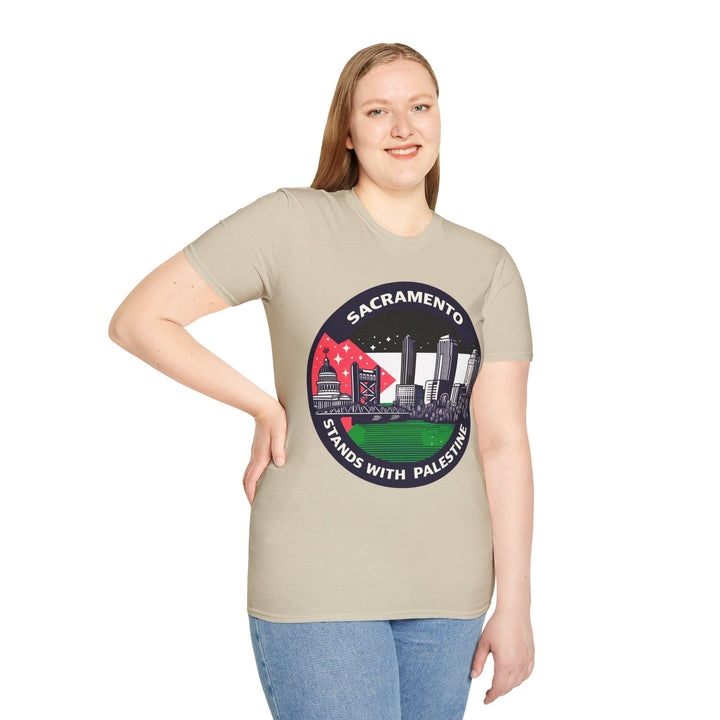 Sacramento Stands with Palestine Tshirt