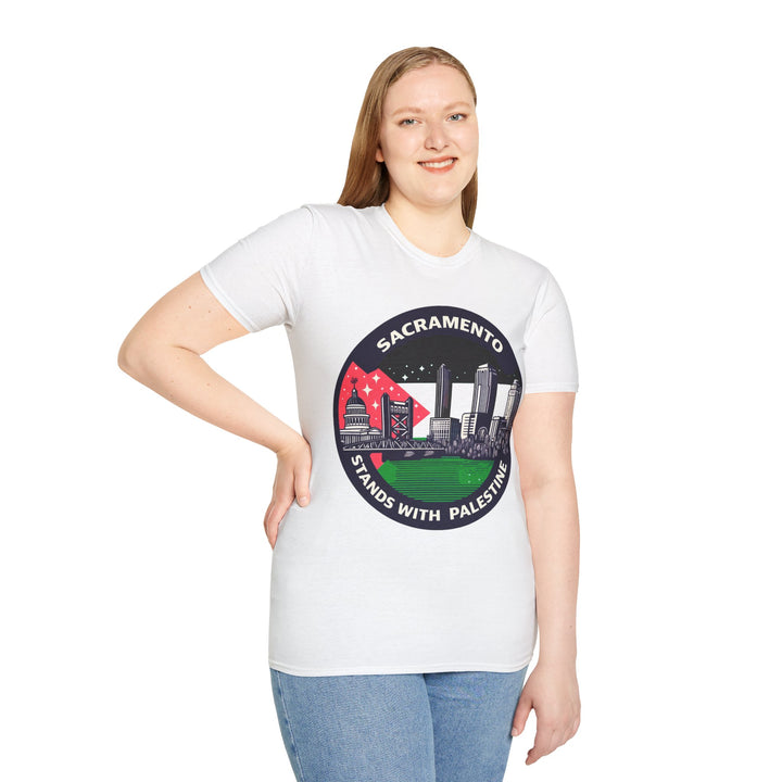 Sacramento Stands with Palestine Tshirt