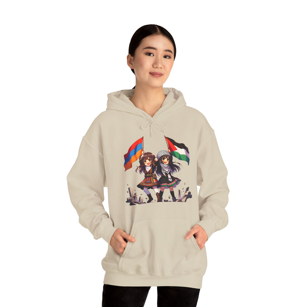 Armenia and Palestine Unisex Hoodie