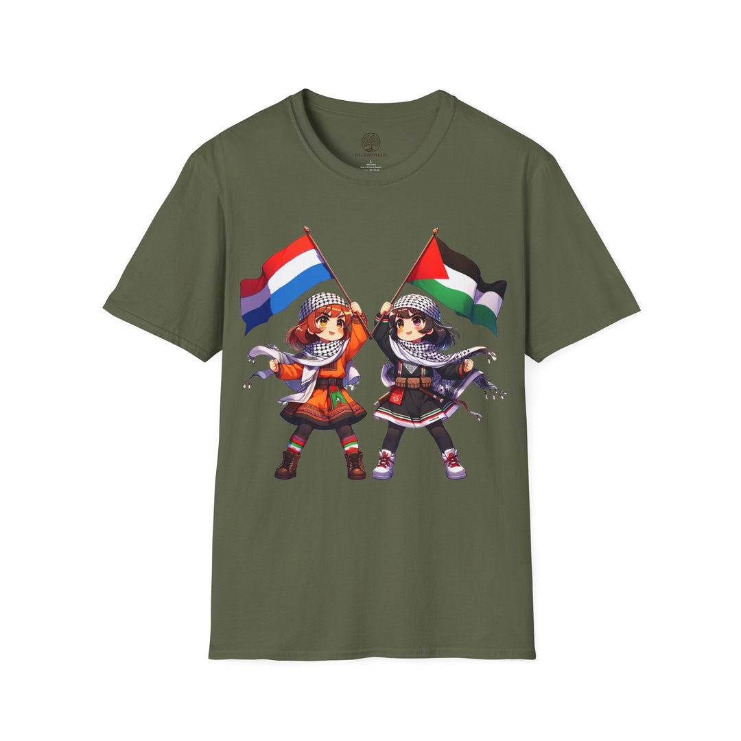 Netherlands and Palestine Unisex Tshirt