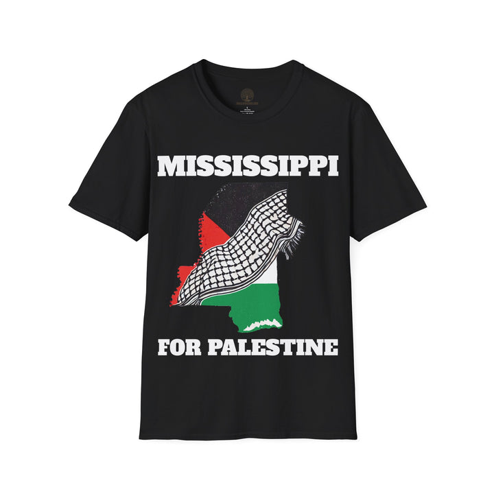 MISSISSIPPI For Palestine  Unisex Cotton Tshirt