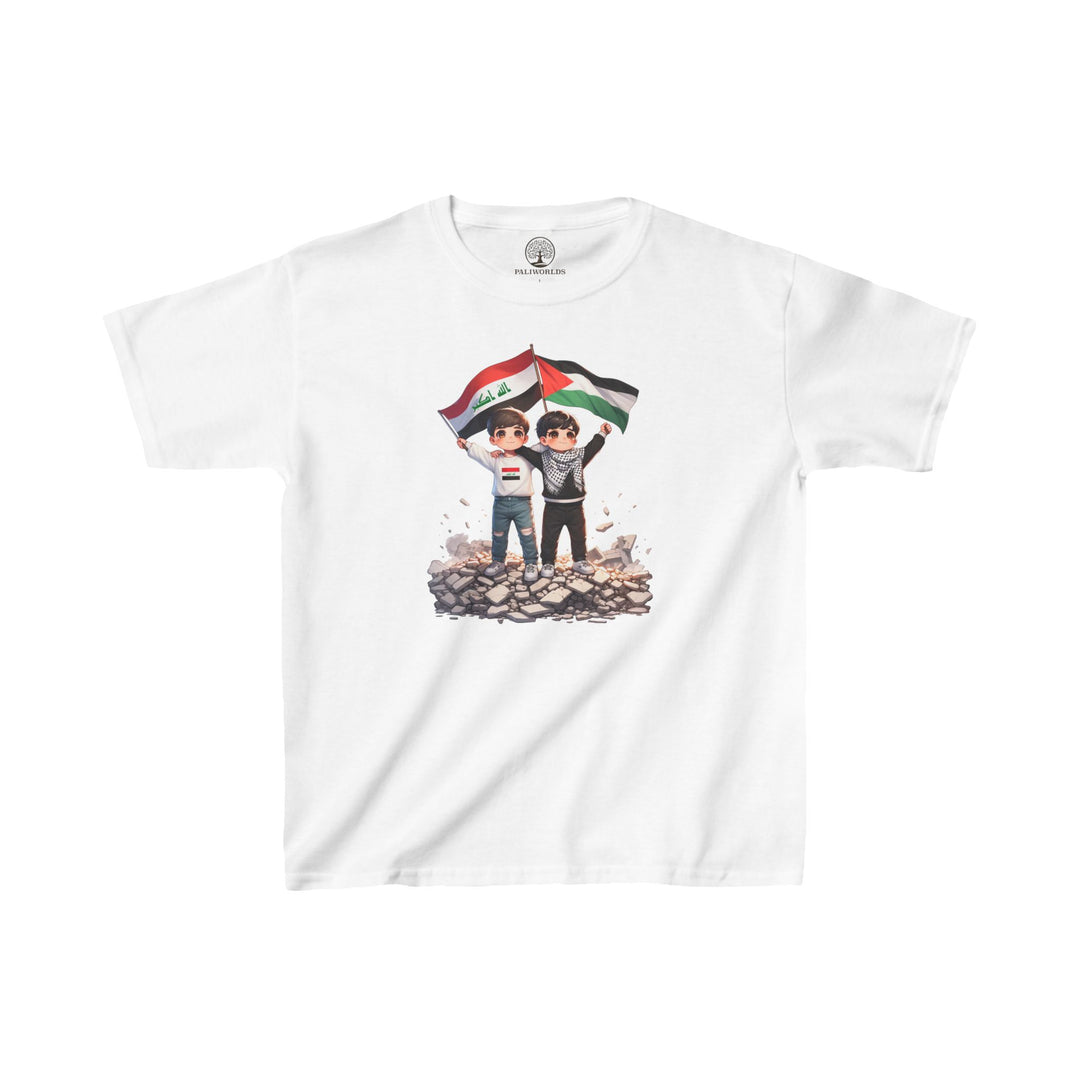 Iraq and Palestine Kids Tee