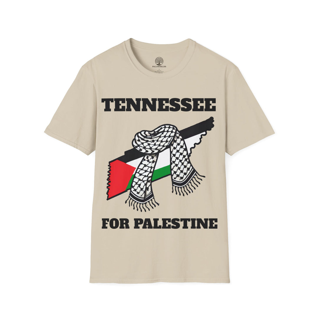 Camiseta de algodón unisex Tennessee For Palestine